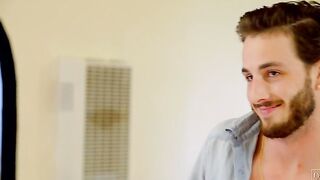 Giselle Palmer has brought Lucas Frost inside for a photoshoot. Things start off innocently enough, but as Giselle getting a