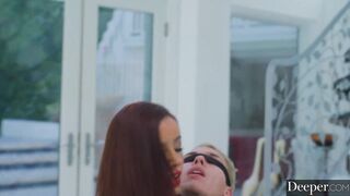 Deeper. Beautiful domme Vanna slips Anton to the test