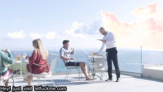 cumshot two best friends let loose on vacation