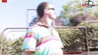 African haired sporty eighteen with tiny jugs seduced