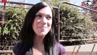 African haired sporty eighteen with tiny jugs seduced