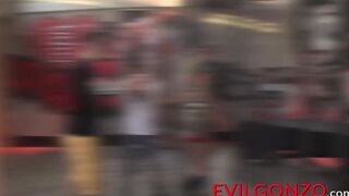 Stupid skank loves having her juicy fat ass destroyed hard