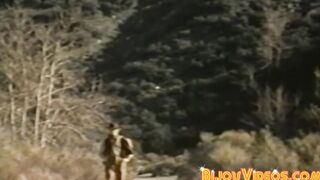 Studs cock sucking and bare banging by the river