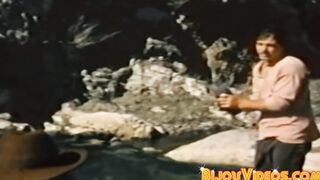 Studs cock sucking and bare banging by the river