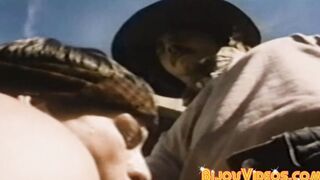 Studs cock sucking and bare banging by the river