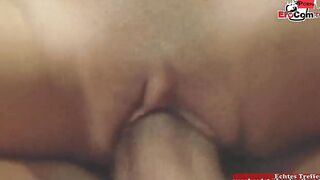 Slim oriental teenagers in white stockings wants the gigantic dick