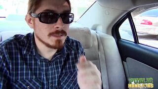 Public Handjobs Cassidy Bliss Back Seat Car Handjob