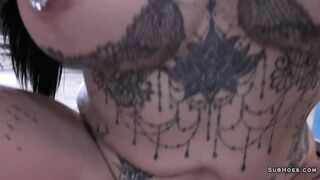 Sub slut Alicia Dark hard and rough fuck