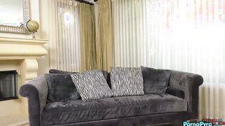 Ebony Babe With Skills Mocha Menage Sucks On Jay Romero's Big White Cock