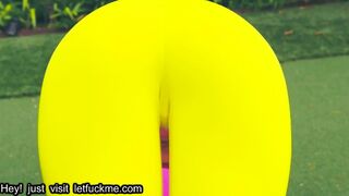 anal  toned babe gets her pussy stretched by bwc