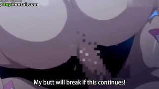 Hot babe with big boobs gets fucked and creamed