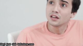 blowjob his dick is huge i just want to see it - tough love 3some