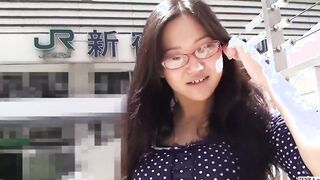 Naturally tan and curvy Japanese college college girl top floor hotel sex