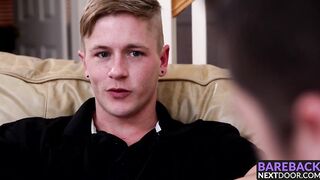Chris Blades spreads his legs for Clark Campbell big tool