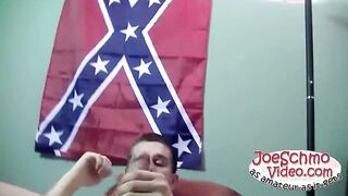 Straight dude has a swollen headed dick that looks so tasty
