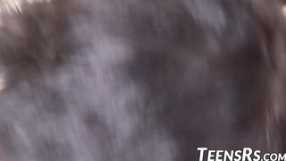 Facialized hottie enjoys sex games during hot orgy