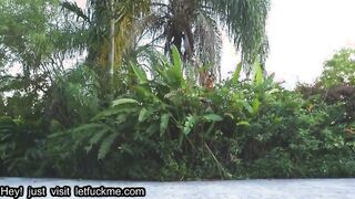 blowjob brunette excited about getting a huge dick in her home