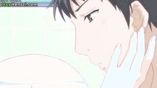 Hot teen with beautiful big tits gets fucked