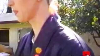 Filthy lesbian babes fake-dick fucking inside luscious three-way
