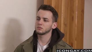Muscled Nick leads Colton in the bedroom for hot anal fuck