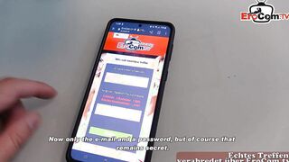 German amateur barely legal Hoe meet for real sexdate with surprise jizzed