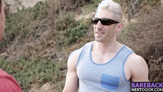 Muscle studs Sir Jet and Markie More doing raw bareback