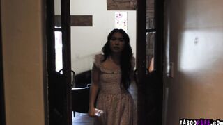 Alexis Tae fucks with her friends stepdad Seth Gamble