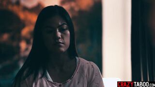 Asian teen and Latina enjoys fingering