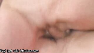 cumshot flat chested young mom takes big cock