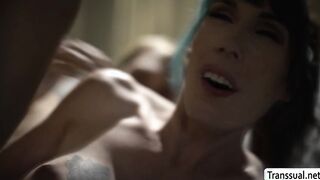 Shy stepson analed his Kinky TGirl stepmom