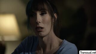 Shy stepson analed his Kinky TGirl stepmom