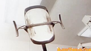 Gay patient jerks off while dildo fucked by hot doctor