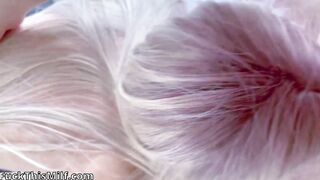 Black tights! Slut StepSister! Deep penetration! Doggystyle! Slim blonde in pantyhose