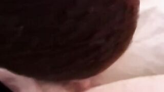 Ebony pussy pounded hardcore after deepthroating big cock
