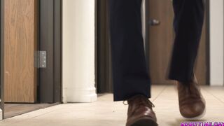 Office colleague caught with his dick out!