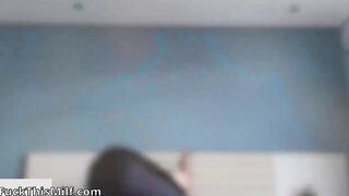 He licked his girlfriend, and then planted her on his big dick. Filled her pussy with