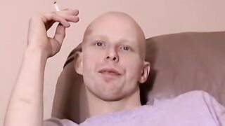 Crazy bi dude Diamond faps and gets a taste of his own cum