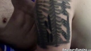 Hot amateur ass rimming and deepthroat before pounding