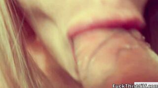 I fucked my stepbrother in his girlfriend's bed. He finished juicy in my tight pussy.