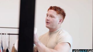 Rival military privates having anal fuck sesh