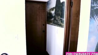 Babes Rebel and Chanel have wild cunt licking action in bed