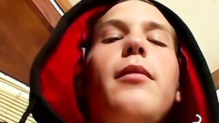 Twink partakes in the vices of smoking and anal fucking