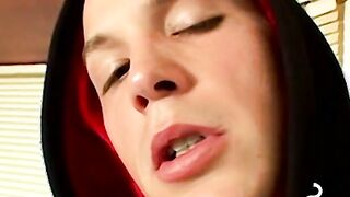Twink partakes in the vices of smoking and anal fucking