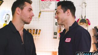 Garage Sex Scene With Carter Woods and Jayden Marcos!
