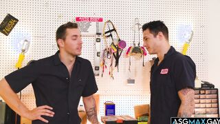 Garage Sex Scene With Carter Woods and Jayden Marcos!