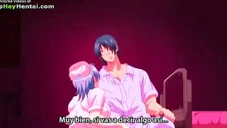 Busty horny teens have passionate sex