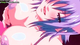 Busty horny teens have passionate sex
