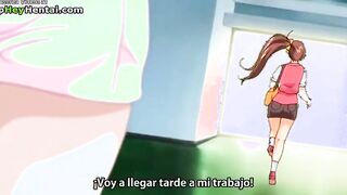 Busty horny teens have passionate sex