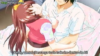 Busty horny teens have passionate sex
