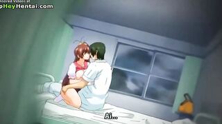Busty horny teens have passionate sex